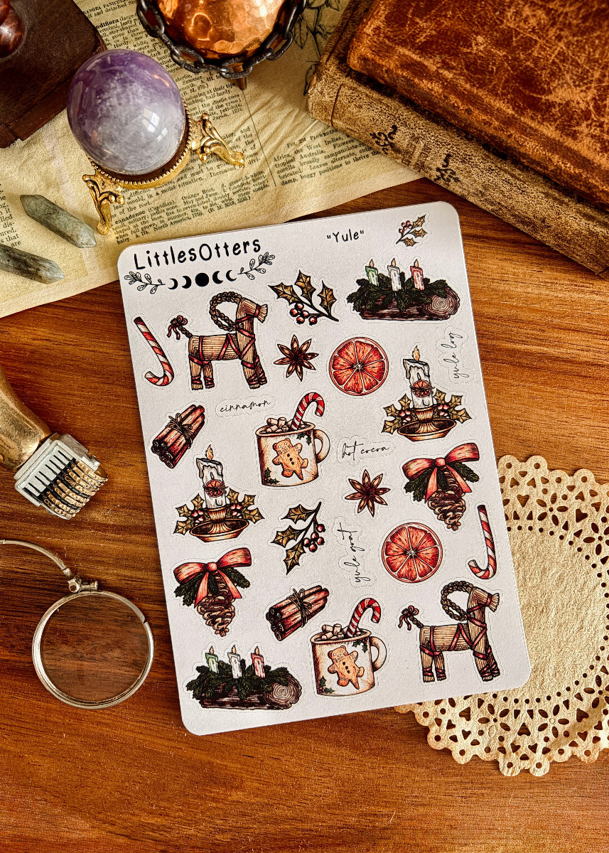 "Yule" Sticker's sheet