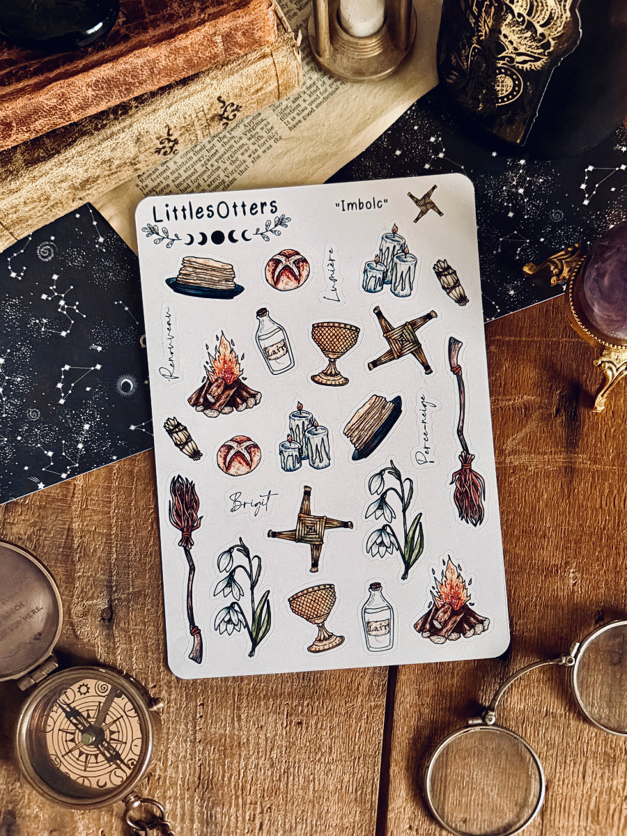 Planche de stickers "Imbolc"