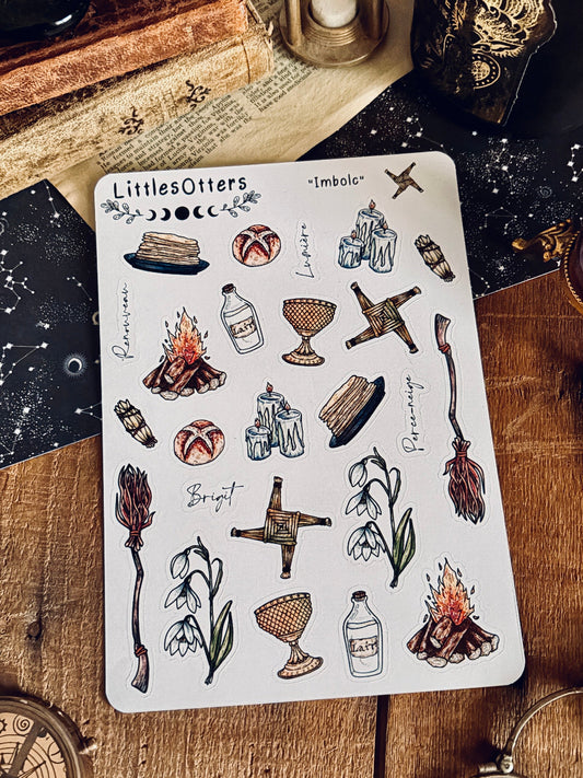 Planche de stickers "Imbolc"