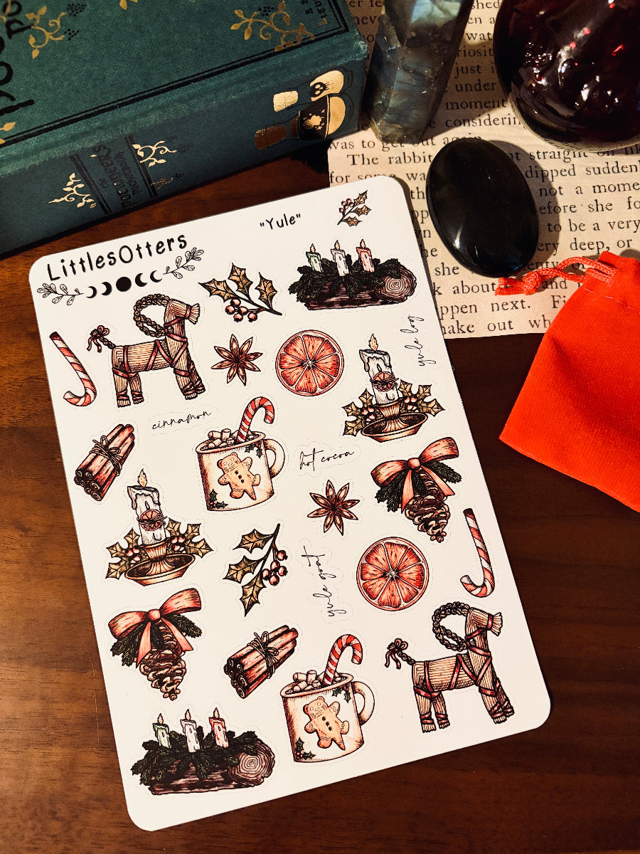 Planche de stickers "Yule"