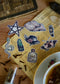 Set de 16 petits stickers "Witchcraft"