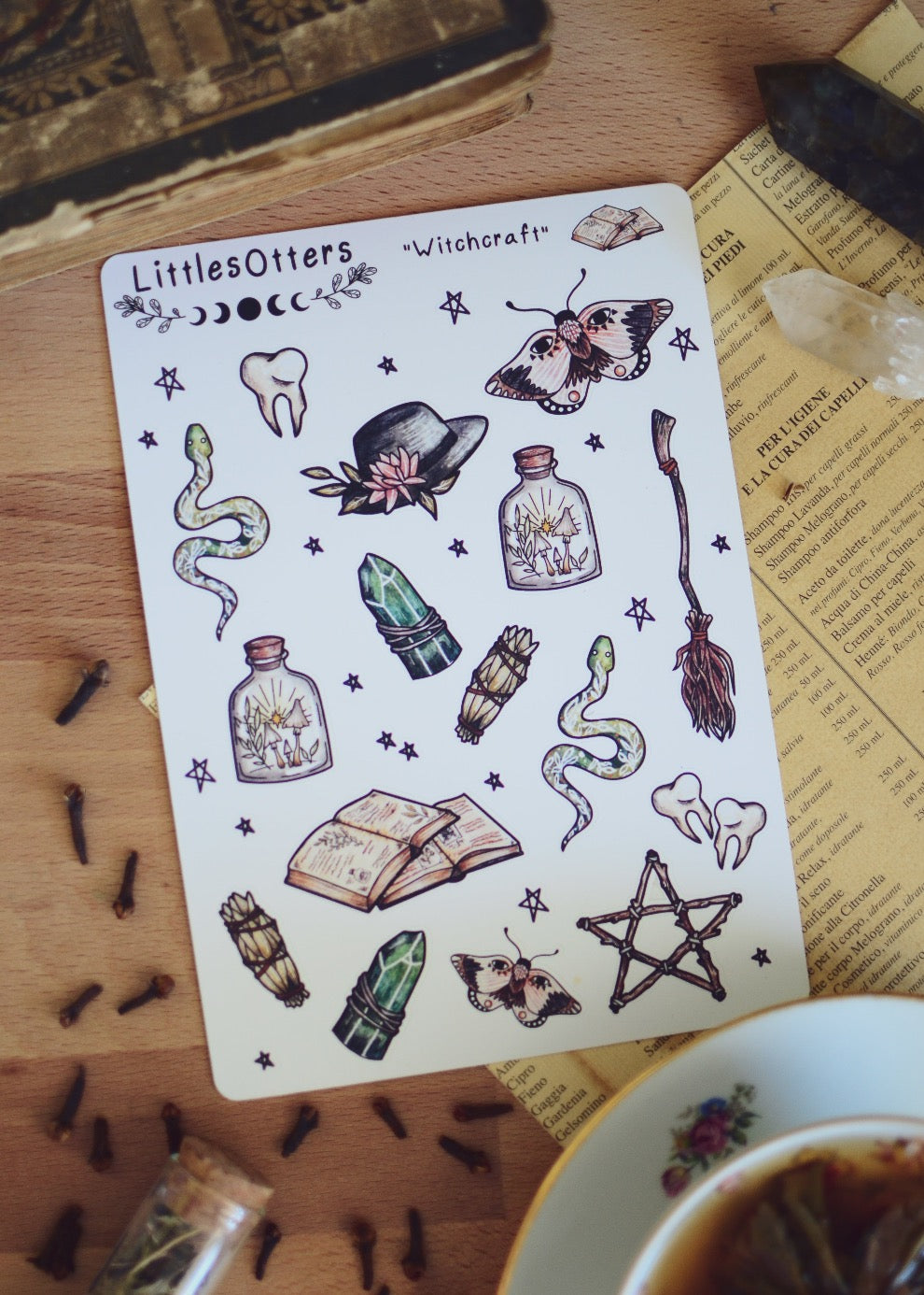 Planche de stickers "Witchcraft"