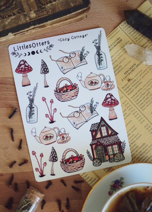 Cozy Cottage Stickers sheet